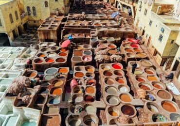 aerial view of washing area